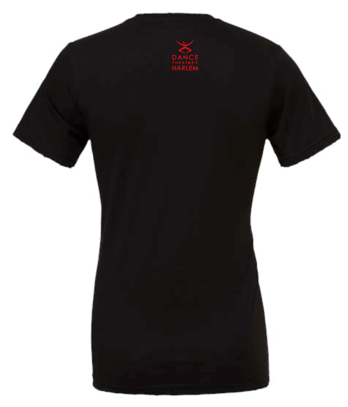 Crew Neck T-Shirt | RAISE THE BARRE - Black & Grey