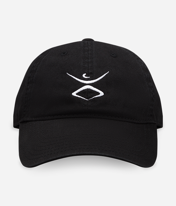 Cap | Embroidered Jumping Man - Black, Grey & White