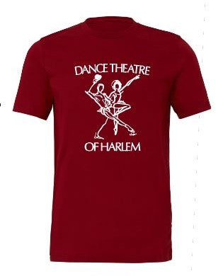 Crew Neck T-Shirt | Vintage Logo - Cardinal